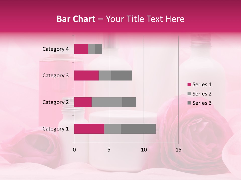 Bottle Persian Buttercup Copy PowerPoint Template