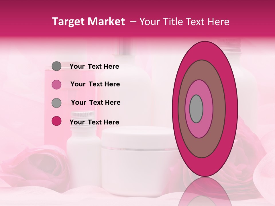 Bottle Persian Buttercup Copy PowerPoint Template