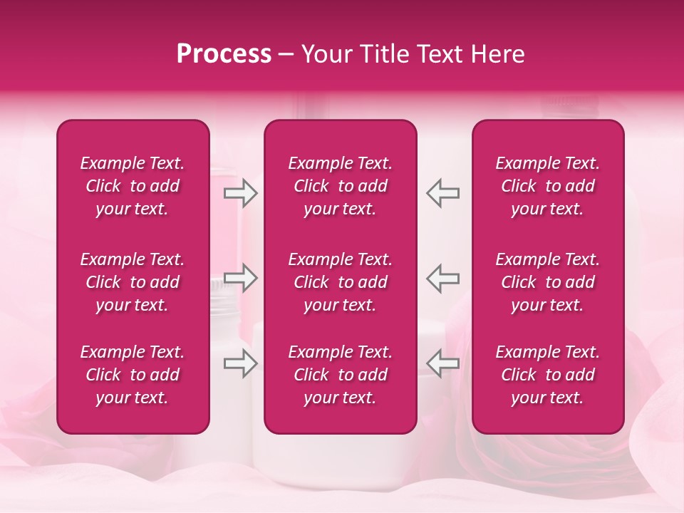 Bottle Persian Buttercup Copy PowerPoint Template