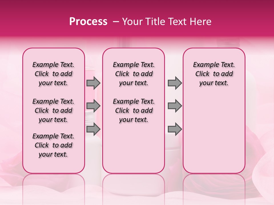 Bottle Persian Buttercup Copy PowerPoint Template