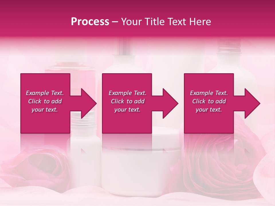 Bottle Persian Buttercup Copy PowerPoint Template