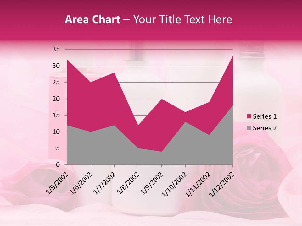 Bottle Persian Buttercup Copy PowerPoint Template