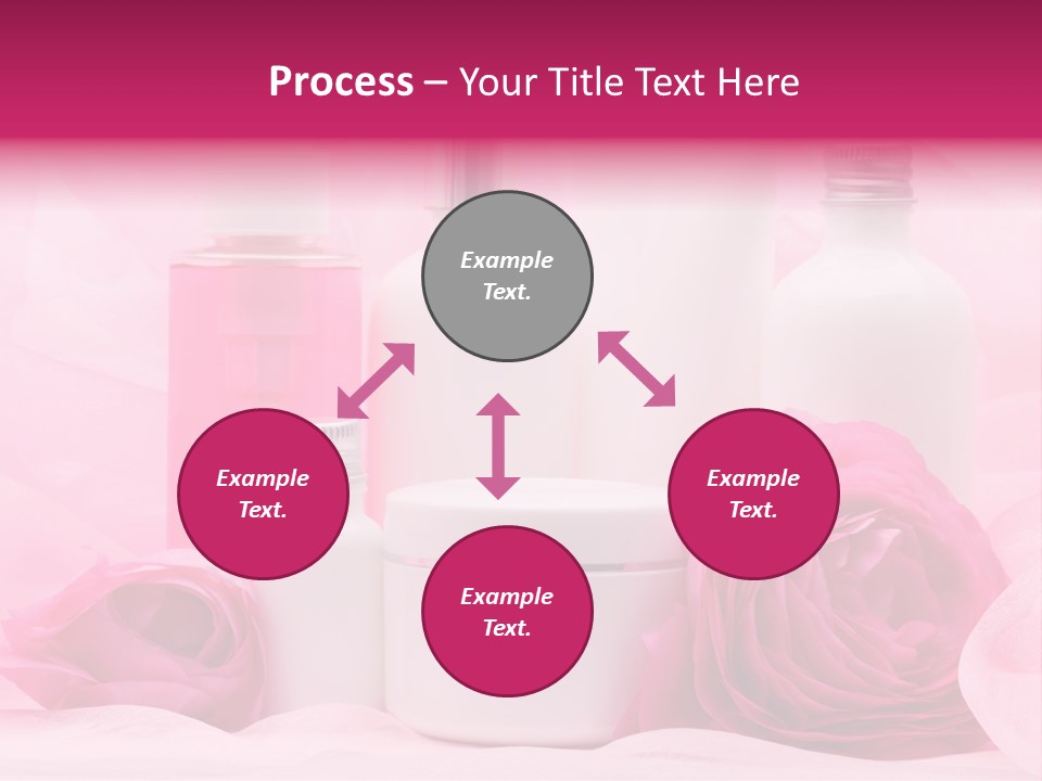 Bottle Persian Buttercup Copy PowerPoint Template