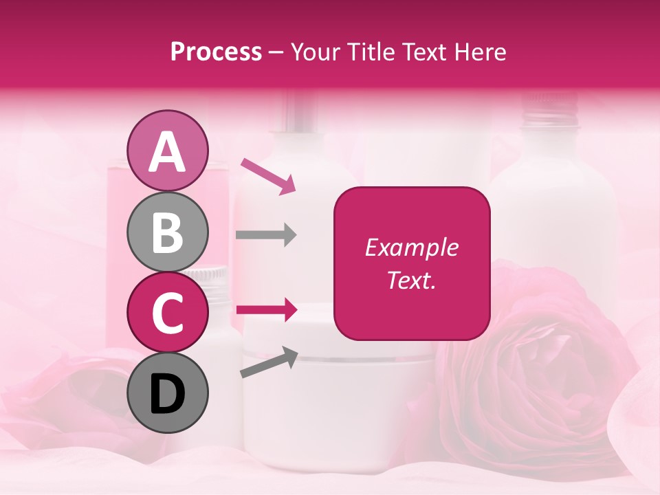 Bottle Persian Buttercup Copy PowerPoint Template