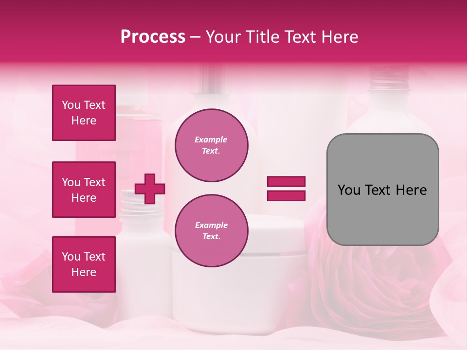 Bottle Persian Buttercup Copy PowerPoint Template