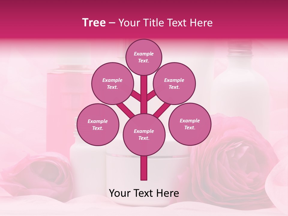 Bottle Persian Buttercup Copy PowerPoint Template