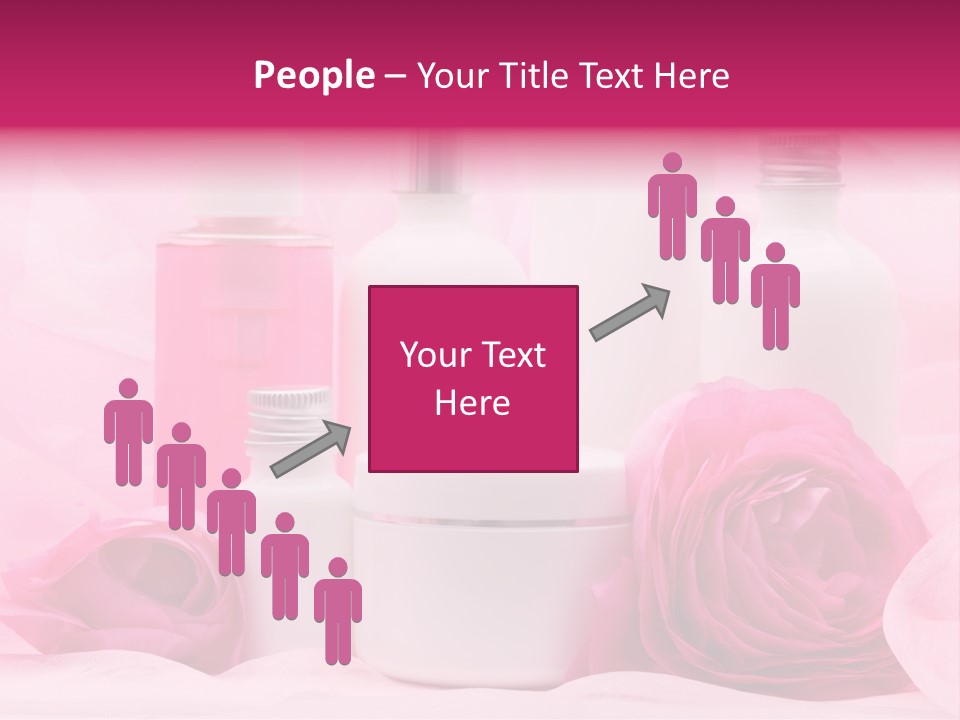 Bottle Persian Buttercup Copy PowerPoint Template