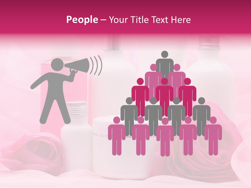 Bottle Persian Buttercup Copy PowerPoint Template