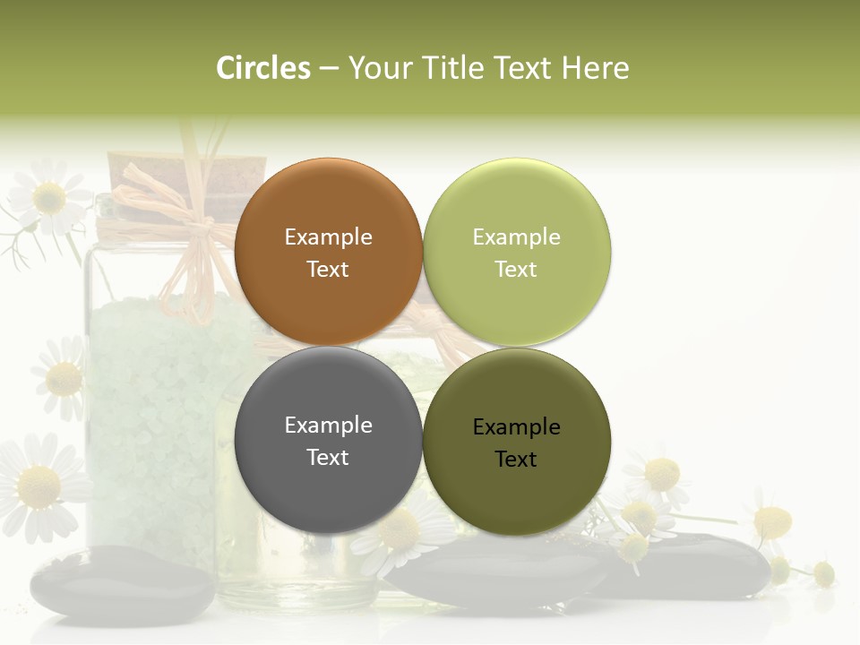 Bath Wellbeing Fresh PowerPoint Template