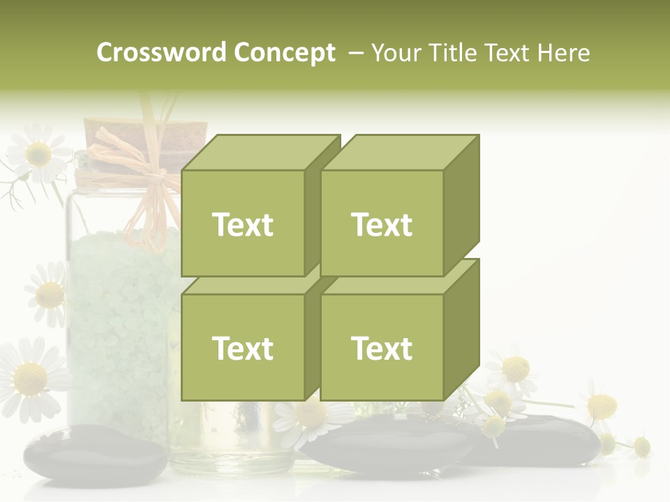 Bath Wellbeing Fresh PowerPoint Template