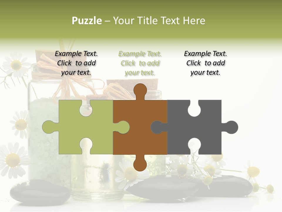 Bath Wellbeing Fresh PowerPoint Template