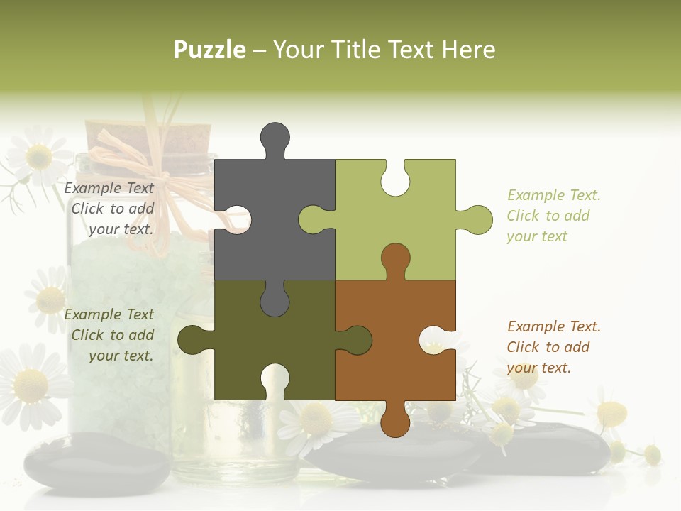 Bath Wellbeing Fresh PowerPoint Template