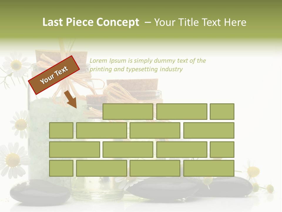 Bath Wellbeing Fresh PowerPoint Template