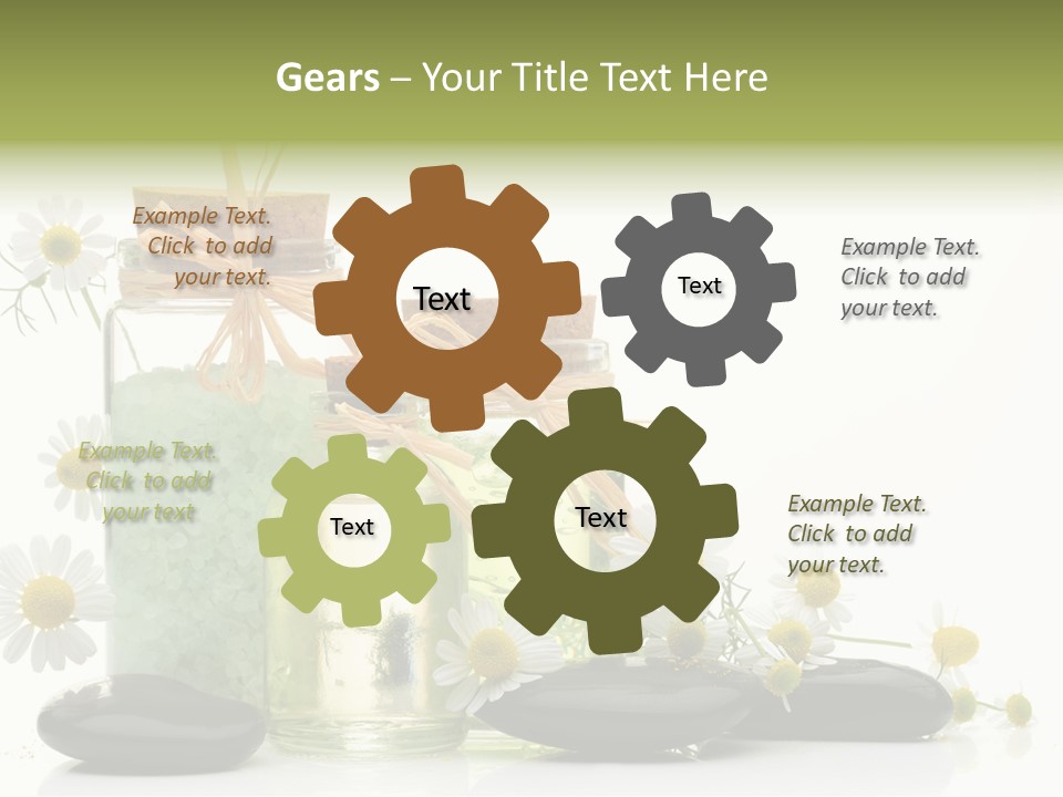 Bath Wellbeing Fresh PowerPoint Template