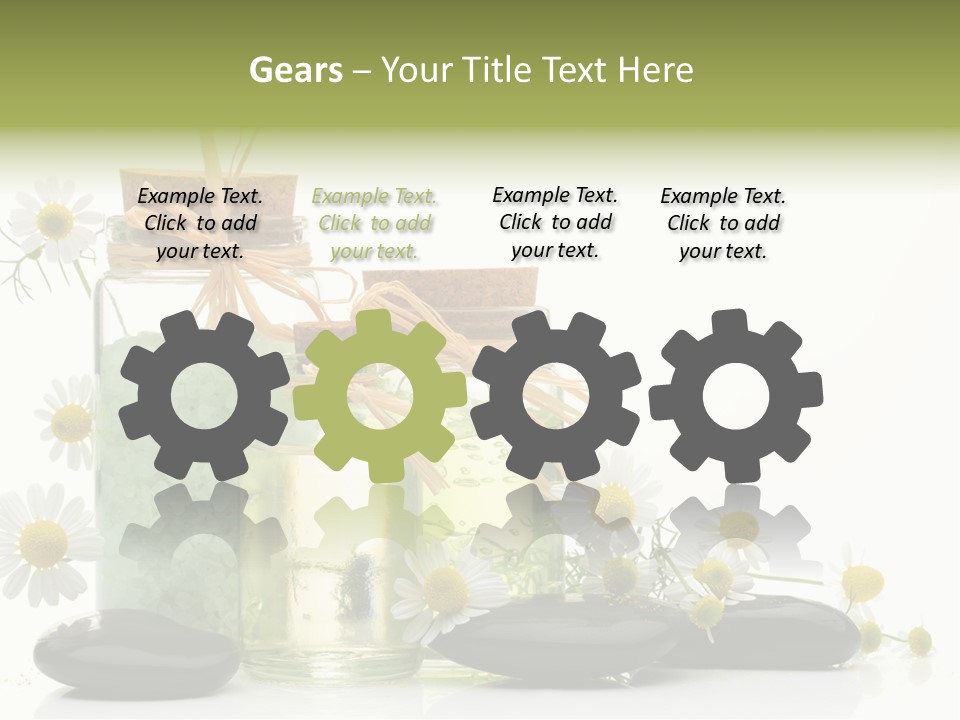 Bath Wellbeing Fresh PowerPoint Template