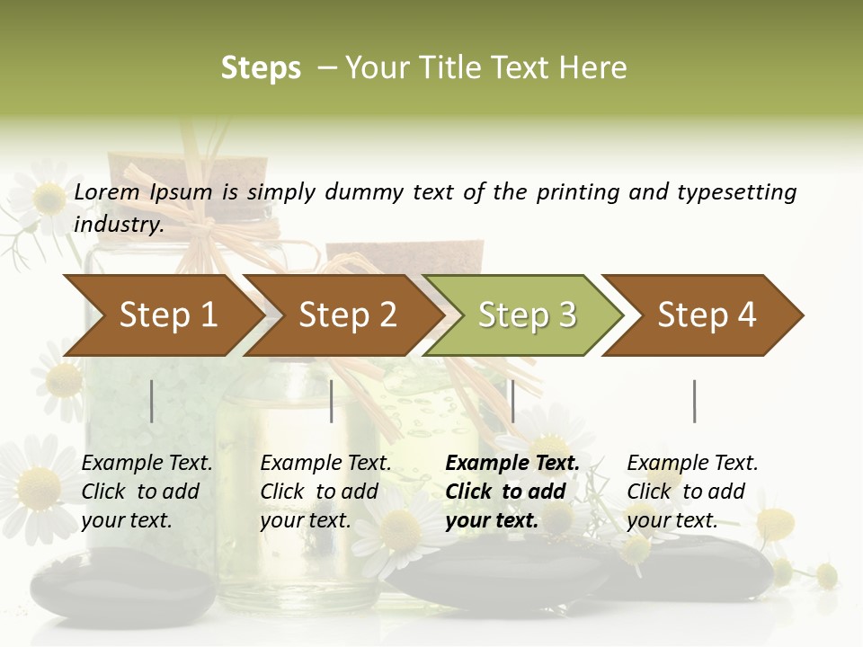 Bath Wellbeing Fresh PowerPoint Template