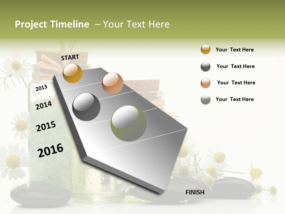Bath Wellbeing Fresh PowerPoint Template