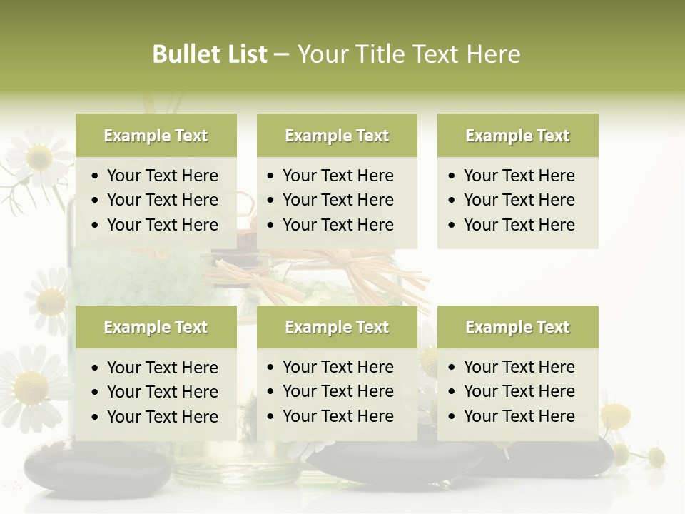 Bath Wellbeing Fresh PowerPoint Template