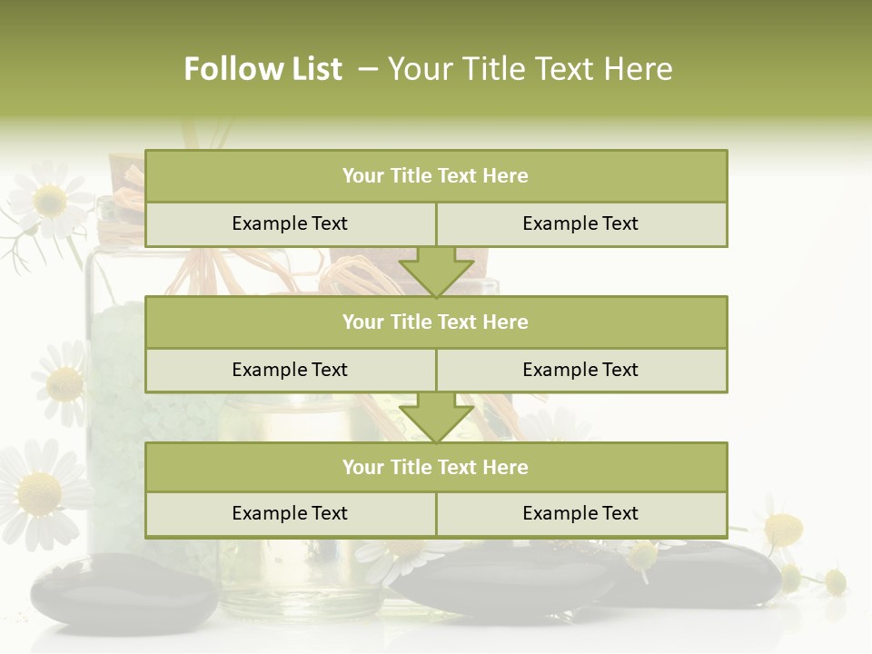 Bath Wellbeing Fresh PowerPoint Template