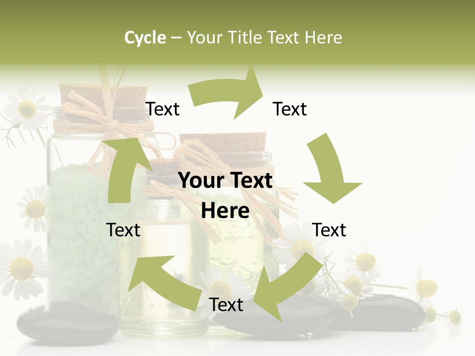 Bath Wellbeing Fresh PowerPoint Template