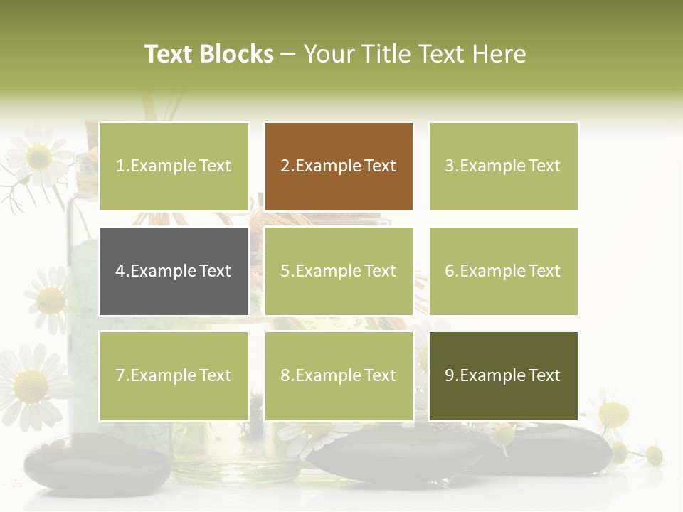 Bath Wellbeing Fresh PowerPoint Template