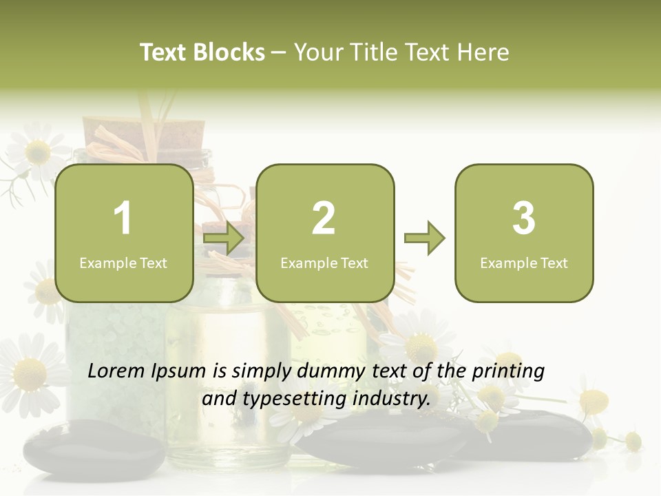 Bath Wellbeing Fresh PowerPoint Template