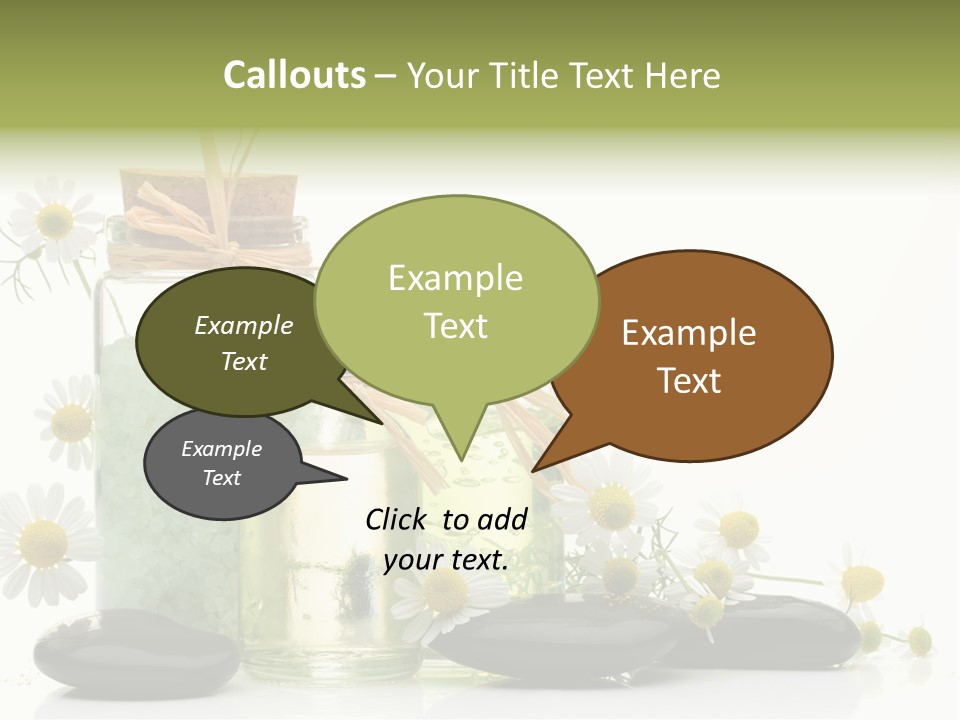 Bath Wellbeing Fresh PowerPoint Template