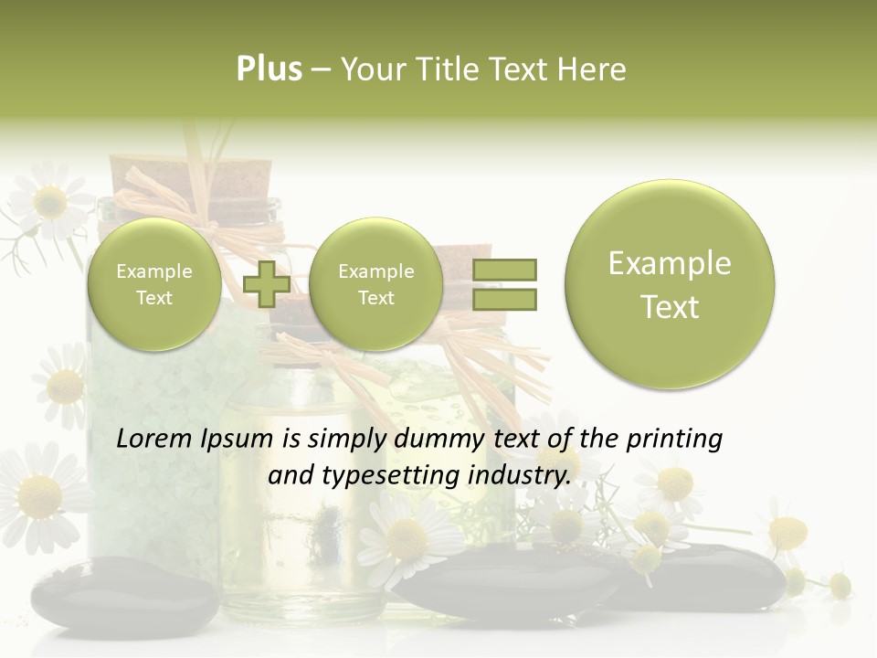 Bath Wellbeing Fresh PowerPoint Template