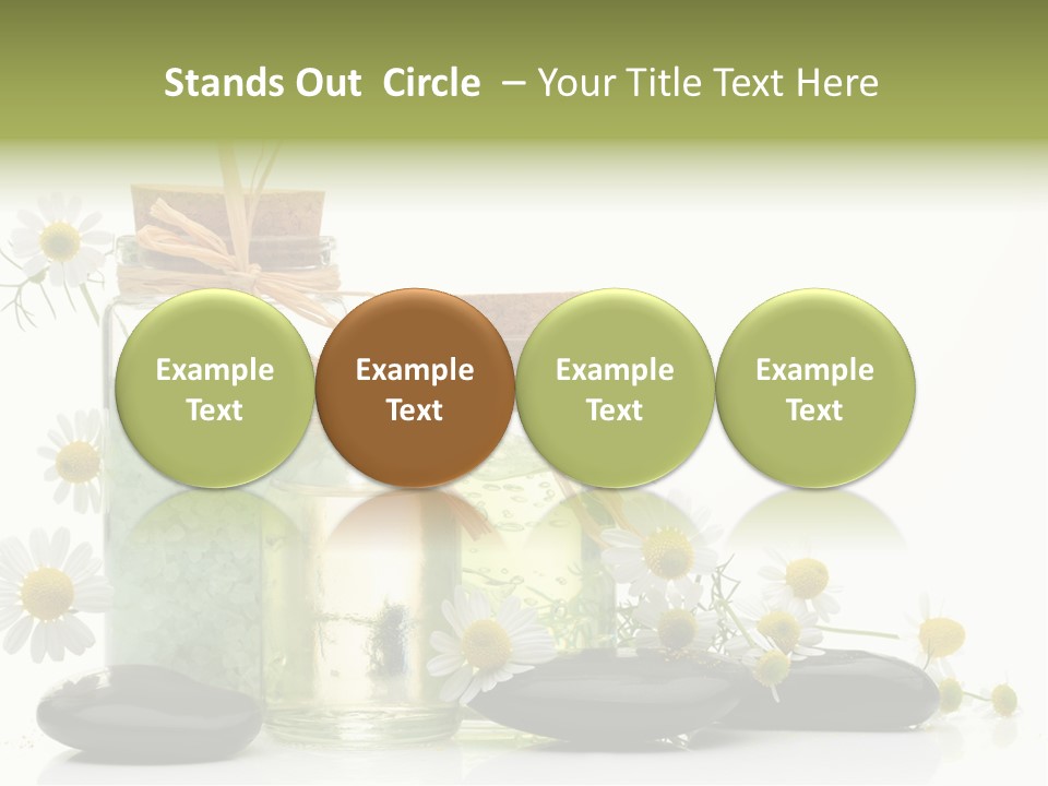 Bath Wellbeing Fresh PowerPoint Template