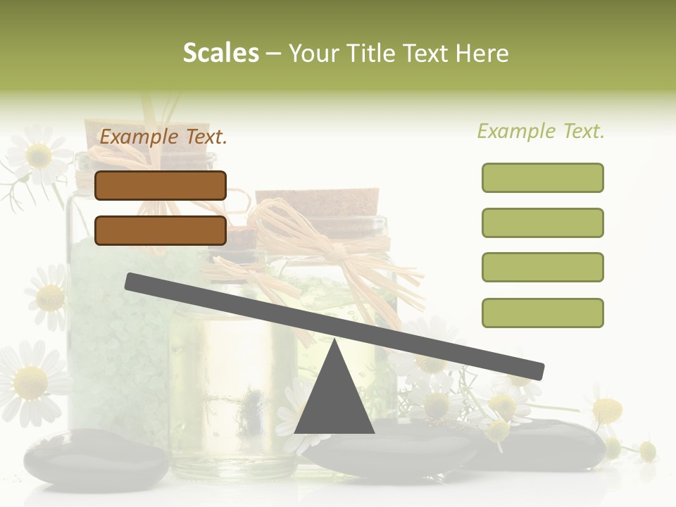 Bath Wellbeing Fresh PowerPoint Template