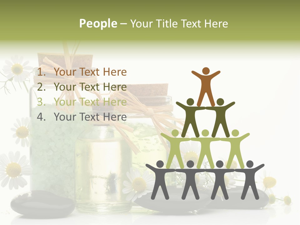 Bath Wellbeing Fresh PowerPoint Template