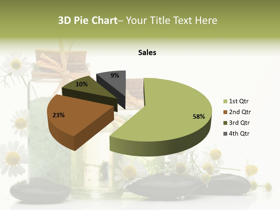 Bath Wellbeing Fresh PowerPoint Template