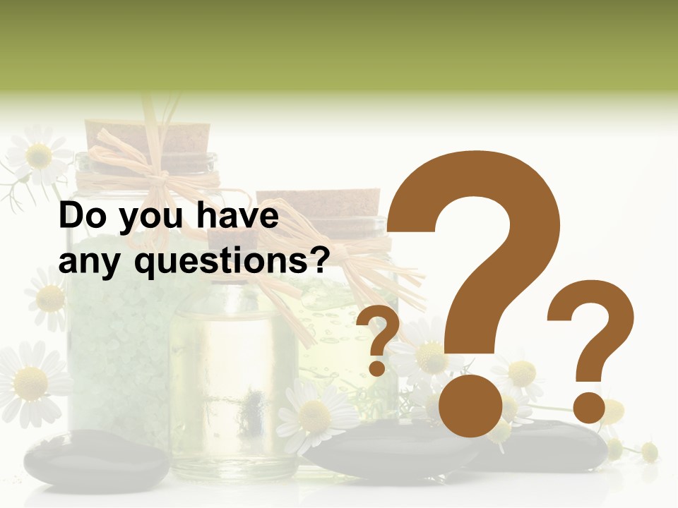 Bath Wellbeing Fresh PowerPoint Template