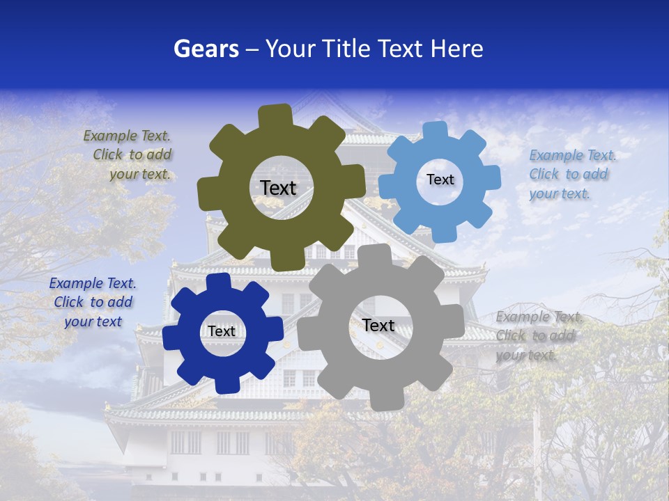 Landscape Landmark Sightseeing PowerPoint Template