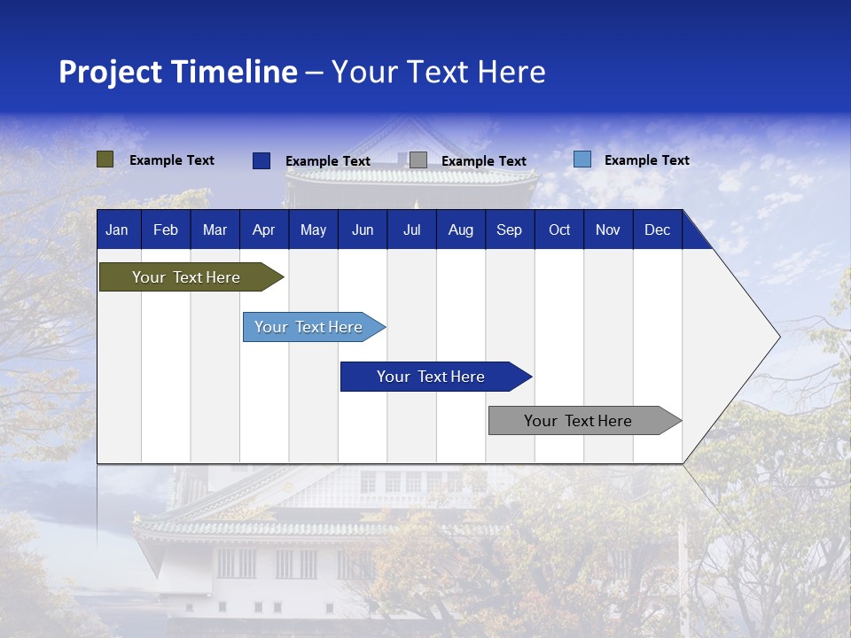 Landscape Landmark Sightseeing PowerPoint Template