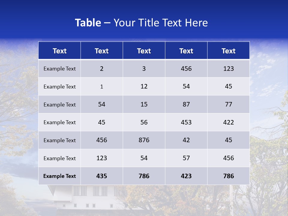 Landscape Landmark Sightseeing PowerPoint Template