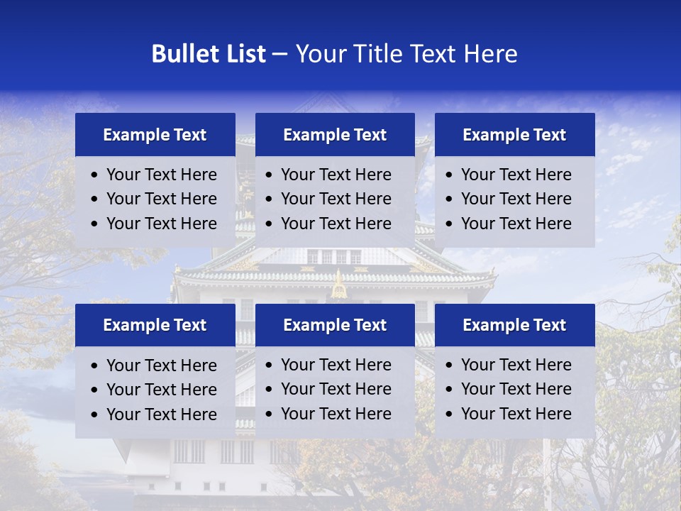 Landscape Landmark Sightseeing PowerPoint Template