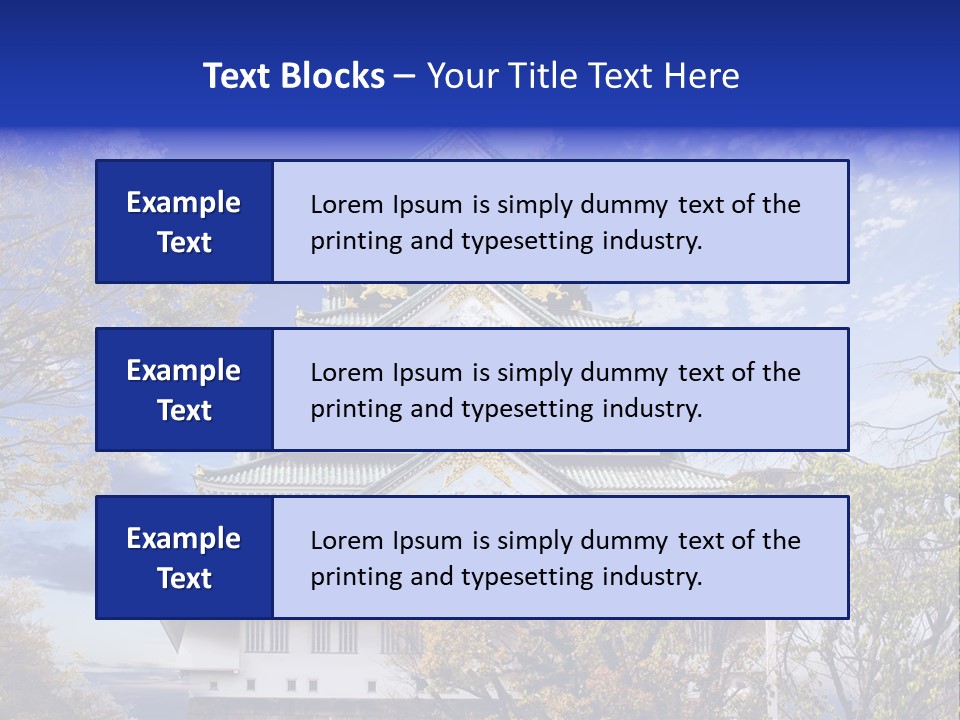 Landscape Landmark Sightseeing PowerPoint Template