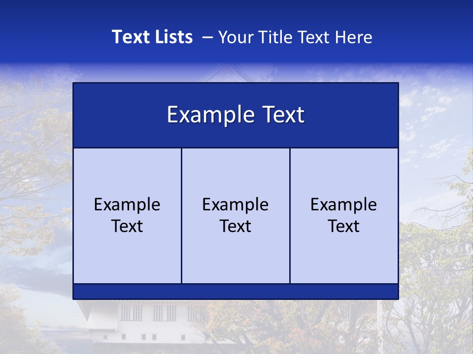 Landscape Landmark Sightseeing PowerPoint Template