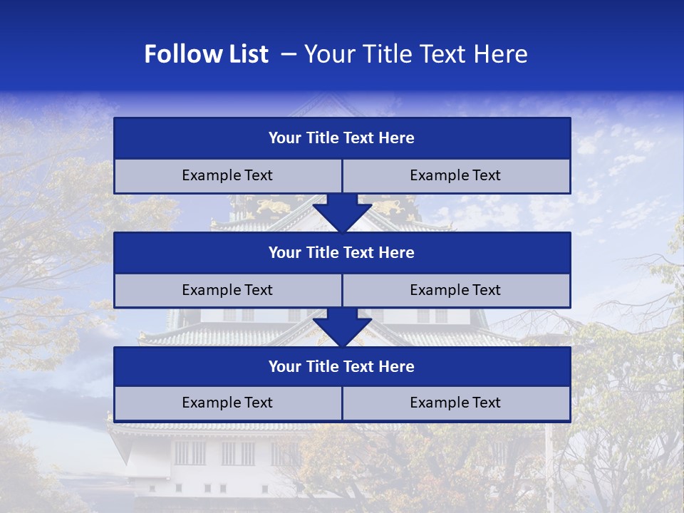 Landscape Landmark Sightseeing PowerPoint Template