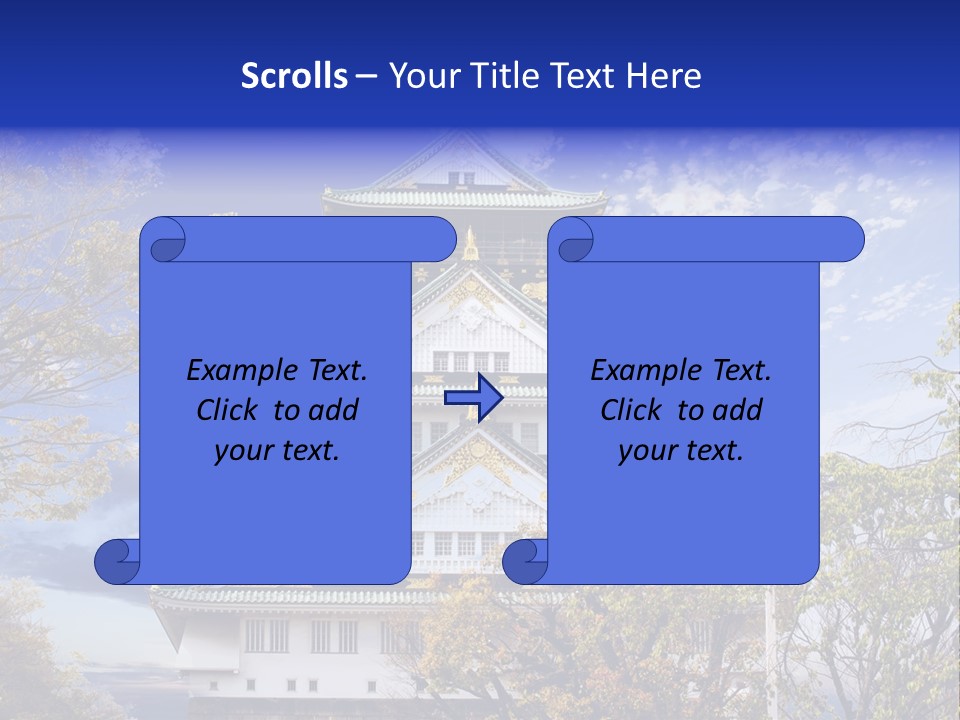 Landscape Landmark Sightseeing PowerPoint Template