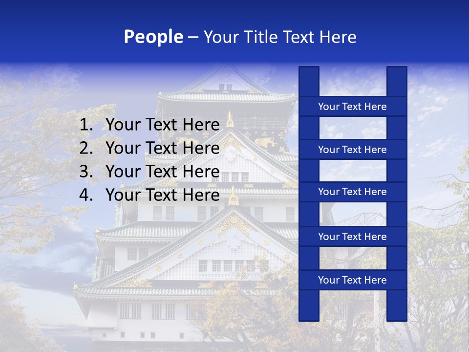 Landscape Landmark Sightseeing PowerPoint Template