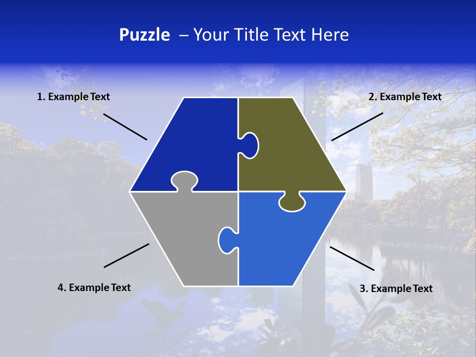 Japanese Garden Peaceful Landscape Chicago PowerPoint Template