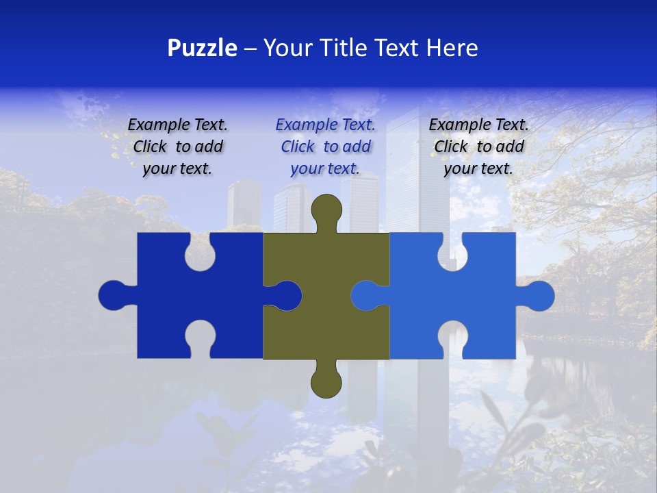 Japanese Garden Peaceful Landscape Chicago PowerPoint Template