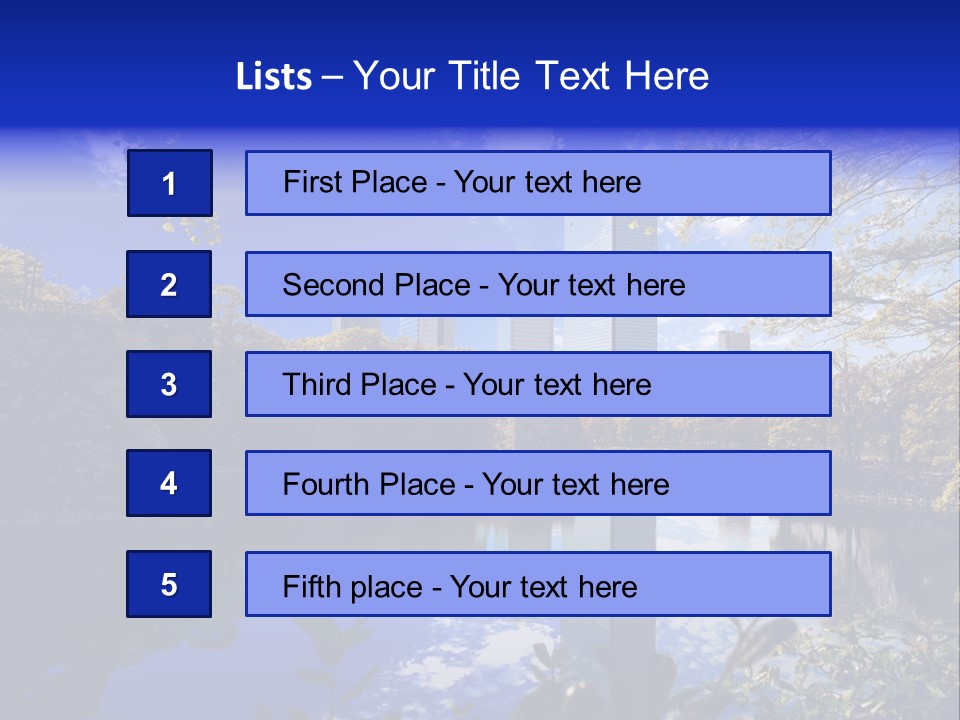 Japanese Garden Peaceful Landscape Chicago PowerPoint Template