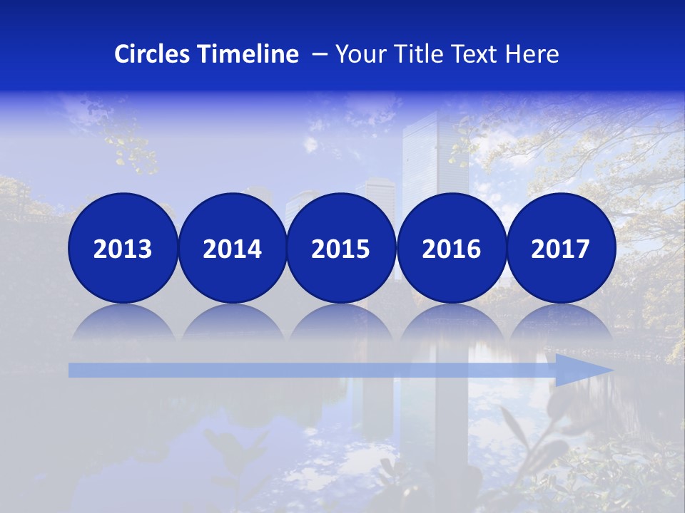 Japanese Garden Peaceful Landscape Chicago PowerPoint Template