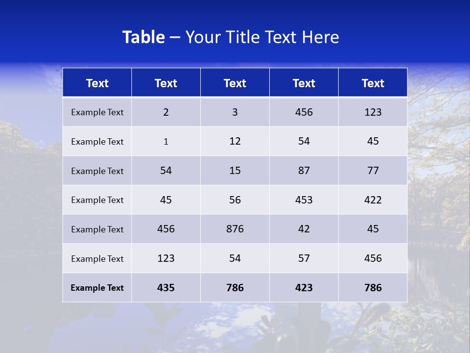 Japanese Garden Peaceful Landscape Chicago PowerPoint Template