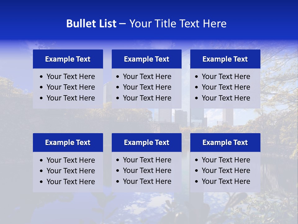 Japanese Garden Peaceful Landscape Chicago PowerPoint Template