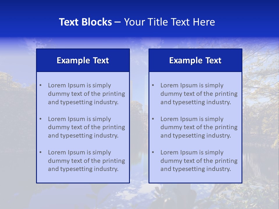 Japanese Garden Peaceful Landscape Chicago PowerPoint Template