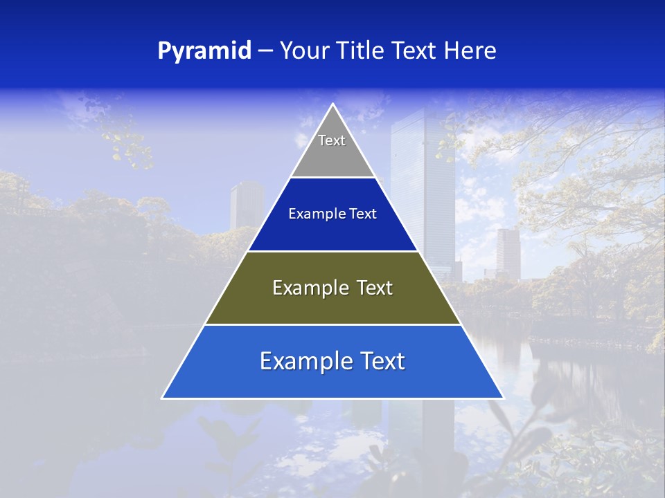 Japanese Garden Peaceful Landscape Chicago PowerPoint Template